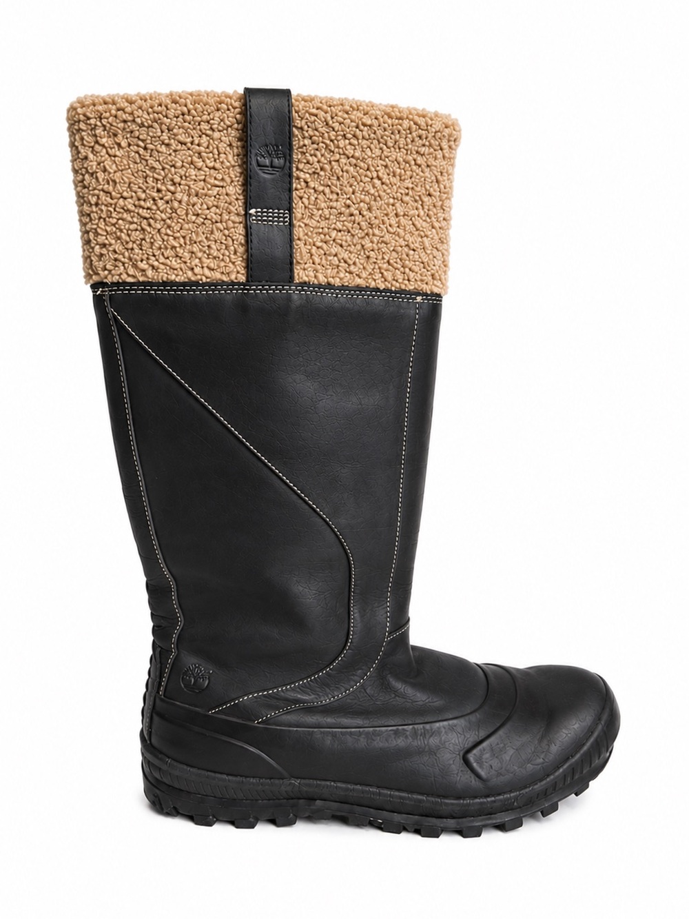 Timberland Earthkeepers Mount Holly Tall Waterproof Boots Black Leather Size 8
